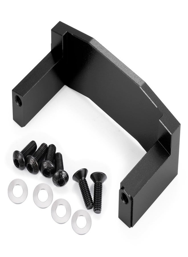 WEFEINO Aluminum Alloy RC Servo Mount Upgrade Parts for Tamiya TT02 TT02B 1/10 RC On Road Touring Car (Black) - Image 2